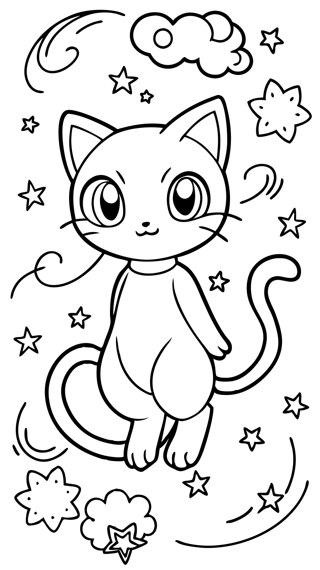 mew coloring page